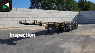 Semiremorcă pentru transport containere Renders F08 3 axles Multi 45ft APK 10/26 Lift Axle de vânzare - Imagine 4 | Autoline RO Semiremorcă pentru transport containere Renders F08 3 axles Multi 45ft APK 10/26 Lift Axle | Imagine 4 - Autoline