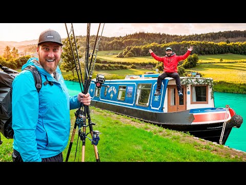 Is This Every Fisherman's Dream? LIVING and FISHING on a Narrowboat!
