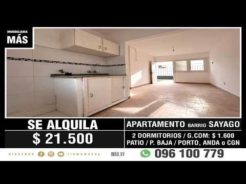 Video de YouTube - Apartamento Alquiler Sayago Montevideo iMas.uy MC *