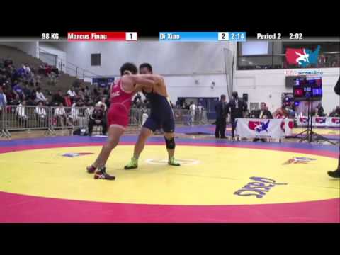GR 98 KG - QF - Marcus Finau (NYAC) vs. Di Xiao (CHN)