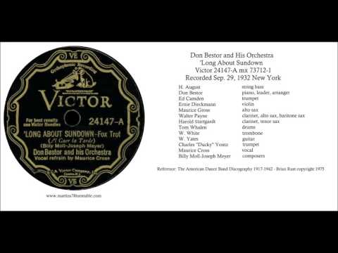 'Long About Sundown - Don Bestor