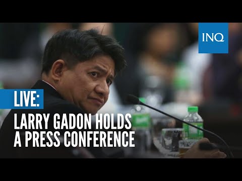 LIVE: Larry Gadon holds a press conference