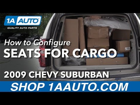 How to Configure Seats for Lots of Cargo 07-14 Chevy Suburban