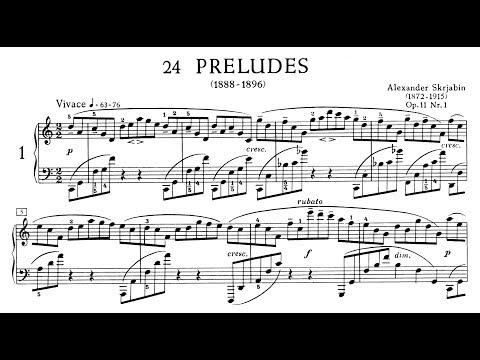 Scriabin: 24 Preludes, Op.11 (Lettberg, Stanev)