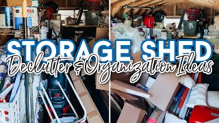 BACK YARD SHED ORGANIZATION IDEAS | EXTREME DECLUTTERING & ORGANIZING | PATIOWELL OUTDOOR STORAGE