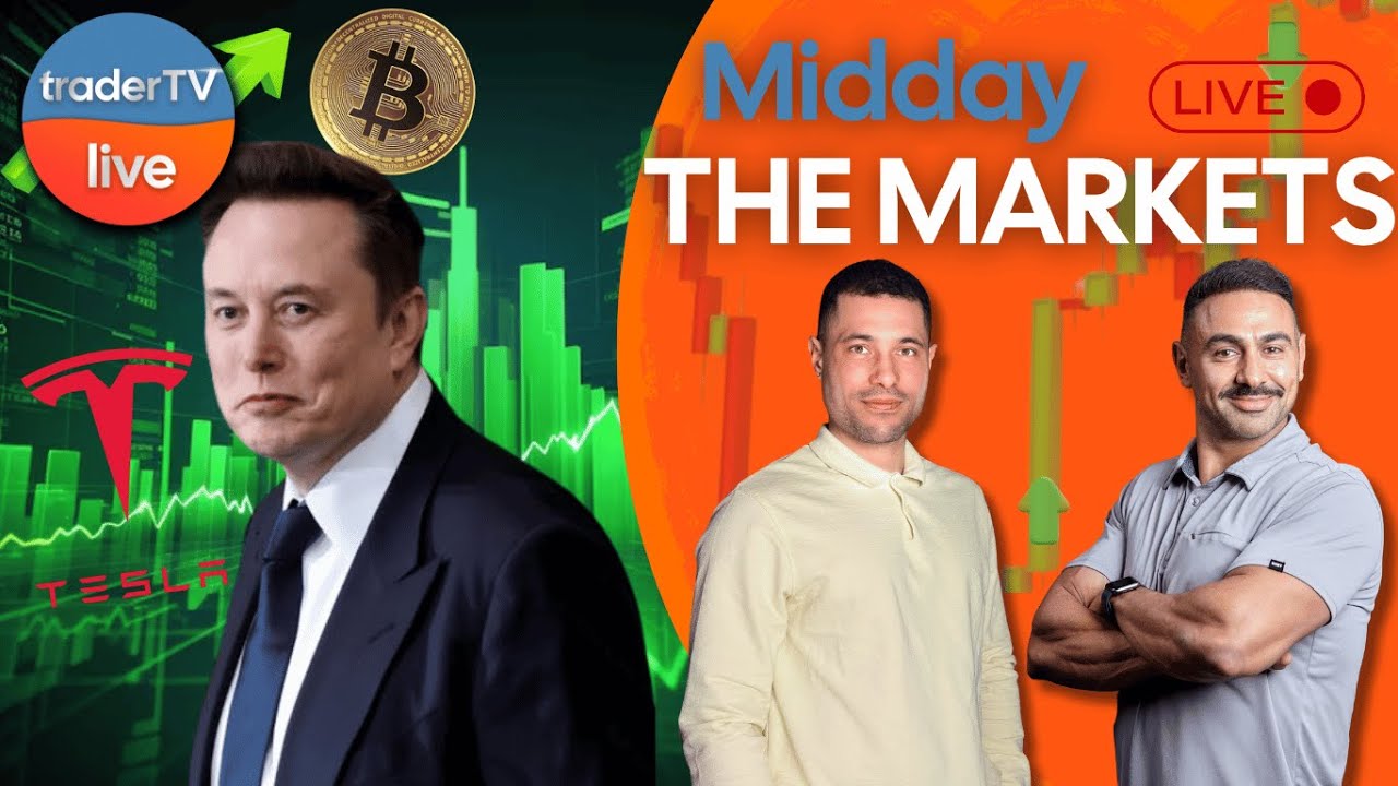 Live: Dow Up 700+ 📊 | TSLA Earnings TONIGHT💪 NFLX, META Rally | April 22 Live Trading