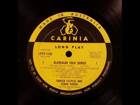 Danica Filiplič, Franc Koren in Avgust Stanko- Prijaši Drevi, Fantič Moj