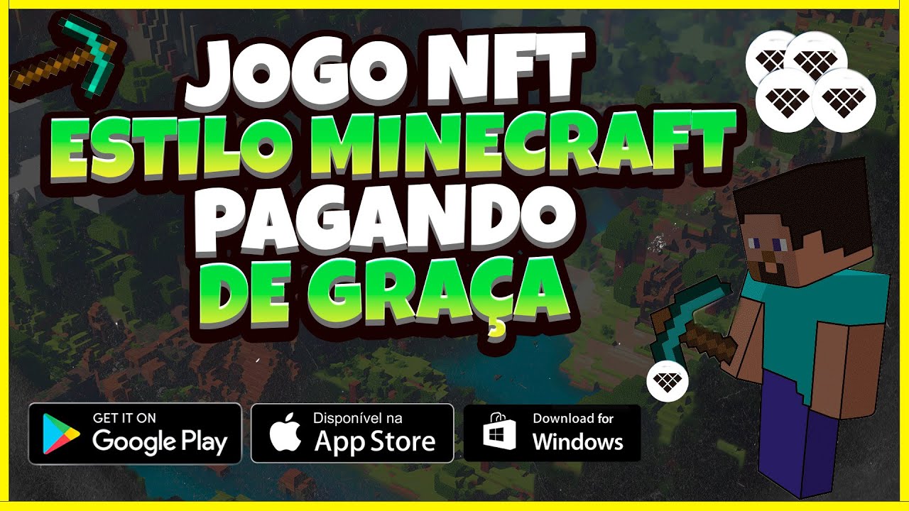ATENÇÃO! Jogo NFT Estilo MINECRAFT PAGANDO de GRAÇA! Ganhe Agora com BRILLIANT CRYPTO! FREE TO PLAY