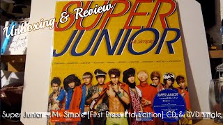 Download lagu Super Junior - Mr. Simple [First Press Ltd Edition] [CD&DVD] [Japan Version] Unboxing & Review mp3