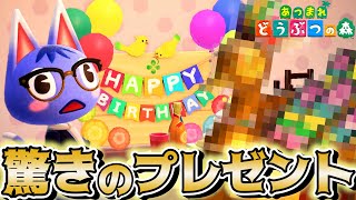 【あつ森】ブーケの誕生日を盛大にお祝いしてみた！！【あつまれどうぶつの森】