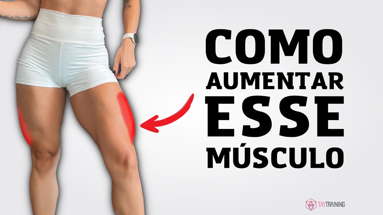 Como CRESCER o músculo LATERAL DAS COXAS.