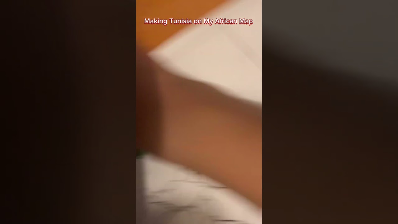 Making Tunisia on My African Map #maps #flag #mapmaker #tunisia #africa #countryflag #art #worldmaps