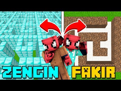 FAKİR LABİRENT VS ZENGİN LABİRENT 😱 - Minecraft