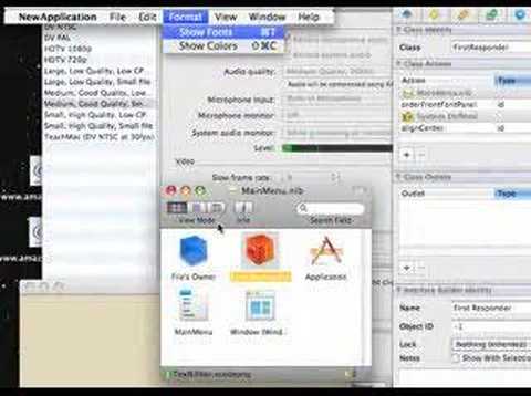 How to make text editor in cocoa (no coding)