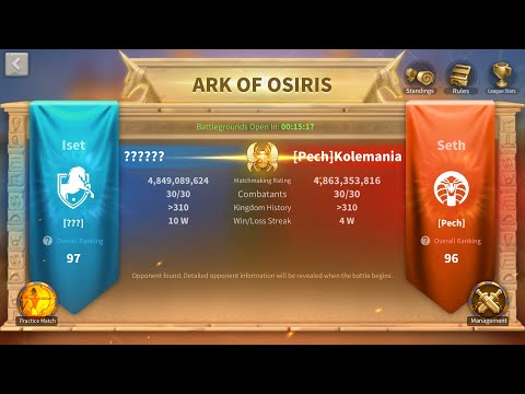 Pech Ark Of Osiris 10/04/2022 - Rise of Kingdoms