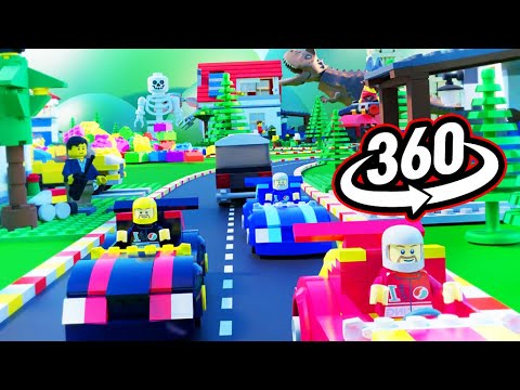 VR 360° video | The final lap of LEGO City cup Race
