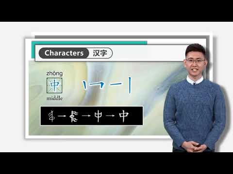 Lesson 3 你叫什么名字What's your name Chinese characters