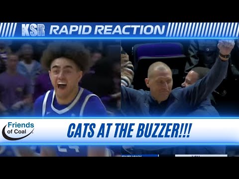 Kentucky Comes Back From Down 18! Moreno Wins It At the Buzzer! | Rapid Reaction