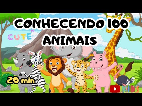 ✅Os 100 ANIMAIS mais INTERESSANTES da natureza/ Animais para crianças/ Vídeos educativos /Pré escola