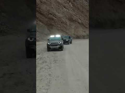 2020 LAND ROVER Defender vs 2021 FORD BRONCO in the canyon #shorts
