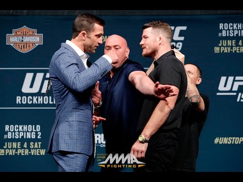 UFC 199: Luke Rockhold vs. Michael Bisping Staredown