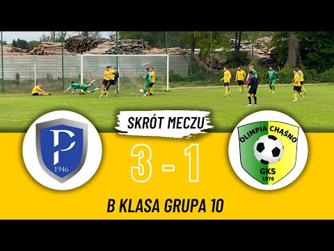 Pogoń II Bełchów - Olimpia II Chąśno - B klasa grupa 10 - 21 kolejka - skrót meczu
