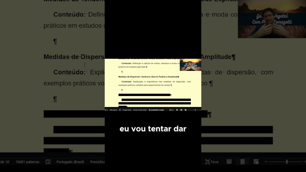 Medidas de dispersão  Variância e desvio padrão