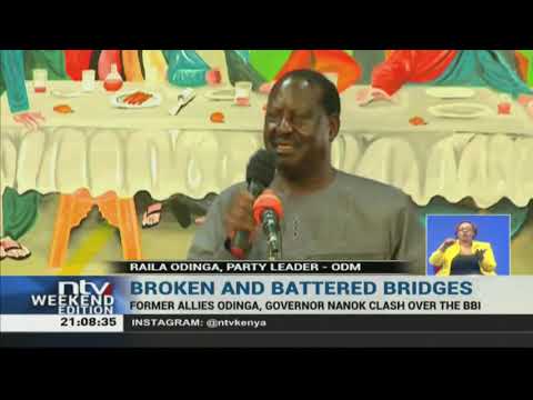 Raila Odinga and Governor Nanok clash over BBI