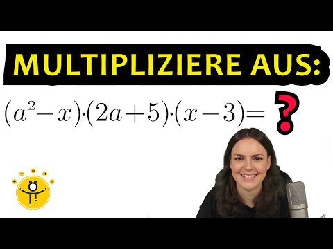 3 KLAMMERN ausmultiplizieren – drei Klammern miteinander multiplizieren