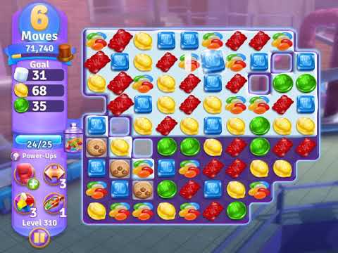 Wonka’s world of candy level 310 (game boosters used)