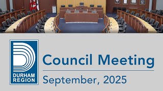 Regional Council Meeting - September 24, 2025