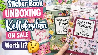 🎀 Sticker Book Unboxing & Flip Through | Kellofaplan Planner Stickers 🎀