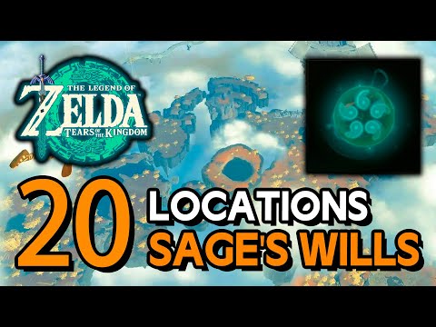 Zelda: Tears Of The Kingdom - All 20 Sage's Will Locations