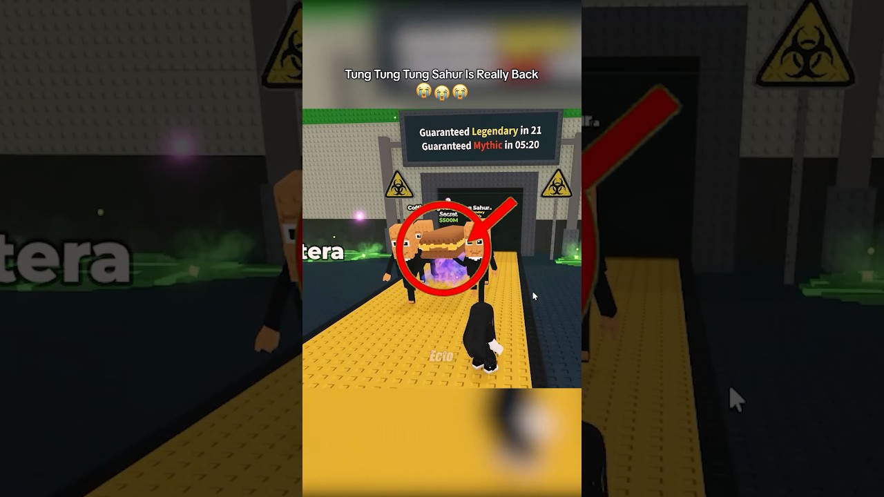 New Coffin Tung Tung Tung Sahur를 잃어버렸어요 #stealabrainrot #roblox