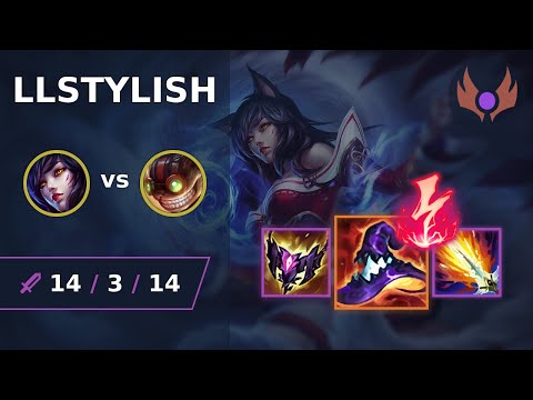 [ LLStylish ] Ahri MID vs Ziggs | NA MASTER | LOL Season 2024