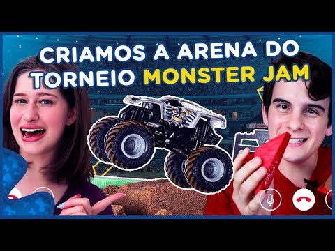 CRIE A SUA PRÓPRIA ARENA MONSTER JAM EM CASA
