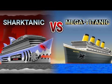 MEGA-TITANIC vs SHARKTANIC ⚓️🚢(9) FlipaClip