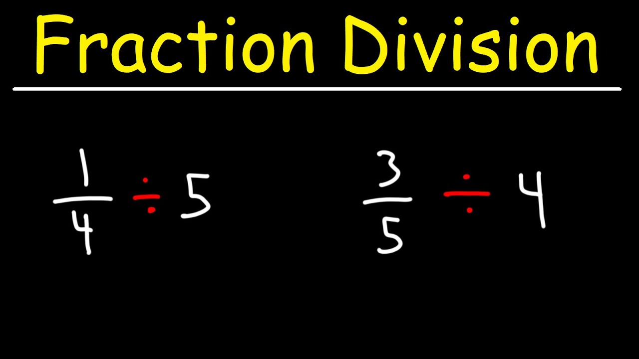 How to Divide a Fraction by a Whole Number