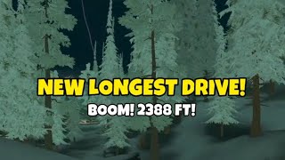New Longest Drive Disc Golf Valley 2025