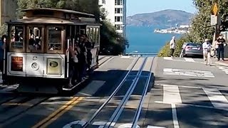 San Francisco Cable Car - Complete Ride on Powell-Hyde line
