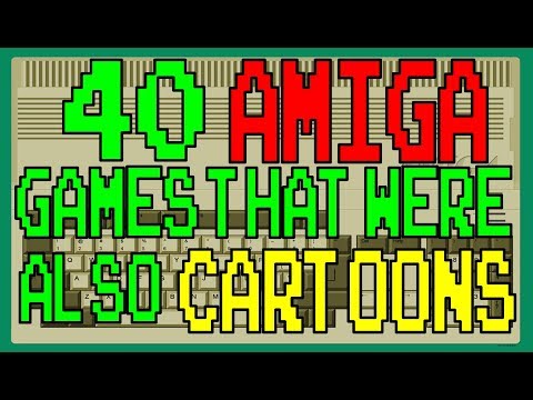 40 AMIGA games that were also CARTOONS