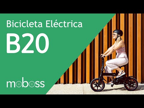 Bicicleta Eléctrica Urbana Moboss ZM300 Rojo 350W 25 km/h Moboss ZM300