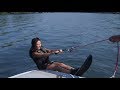 Lori S. learned how to air chair / hydrofoil for the first time! | MicBergsma