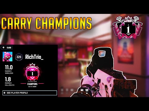 BEST CONSOLE PLAYER #1 IN THE WORLD ALL CHAMPION SQUAD + BEST SETTINGS - Rainbow Six Siege