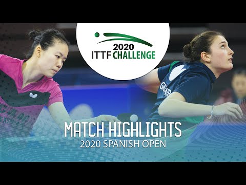 Liu Xin (1997) vs Lucie Gauthier | 2020 ITTF Spanish Open Highlights (Group)
