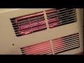 Electric Heater Glowing Orange