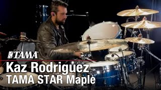 Video thumbnail for Kaz Rodriguez on his TAMA STAR Maple kit by TAMA Drums Official