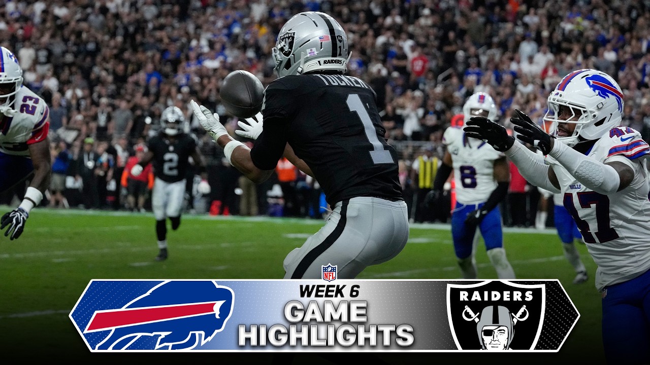 Buffalo Bills vs. Las Vegas Raiders Game Highlights | NFL 2026 Season Week 6