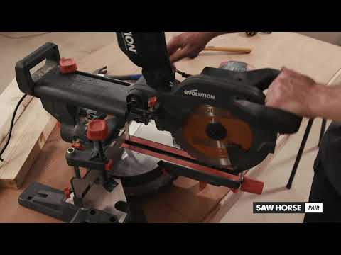 Compact 500kg Folding Saw Horses 2pk