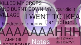 Cover art for VOICE ACTING MY NOTESSSSSSSSSSSSSS